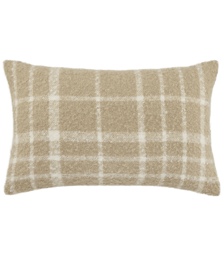 Coussin lombaire décoratif à carreaux Ruskin