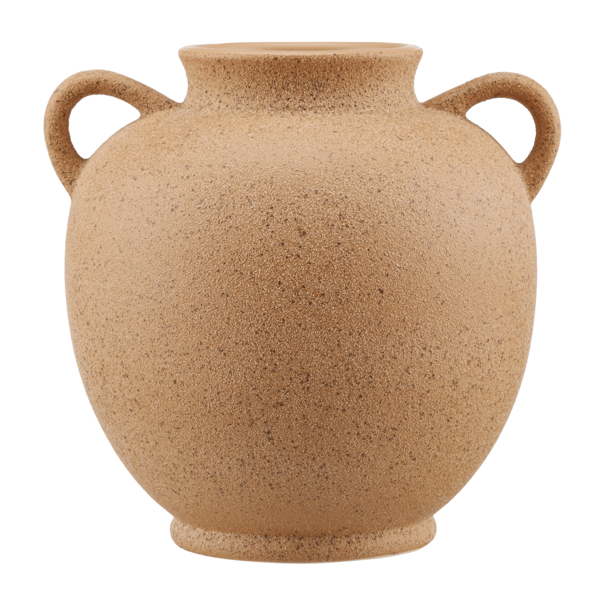 Round Urn Vase With Handles