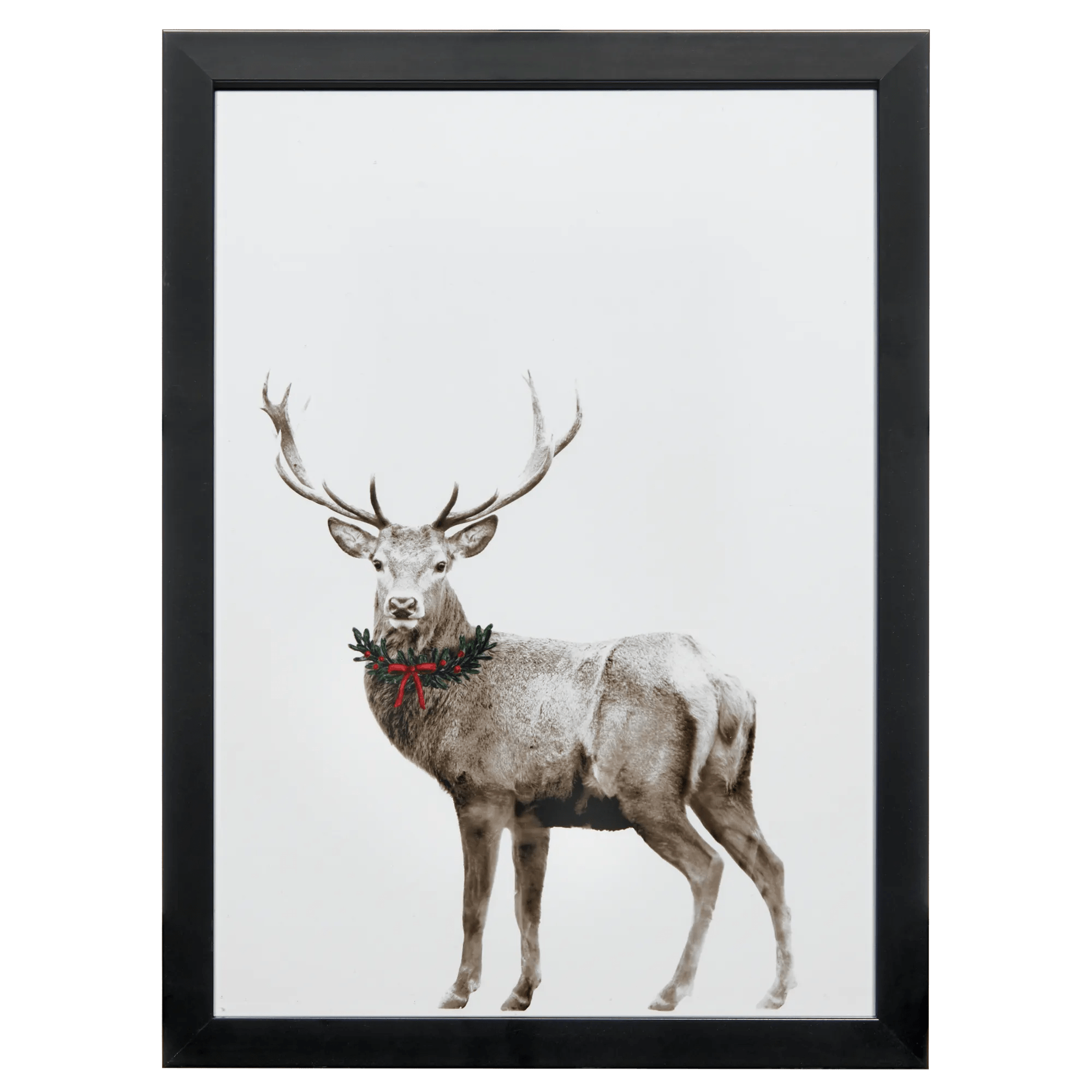 Deer Canvas Framed Art