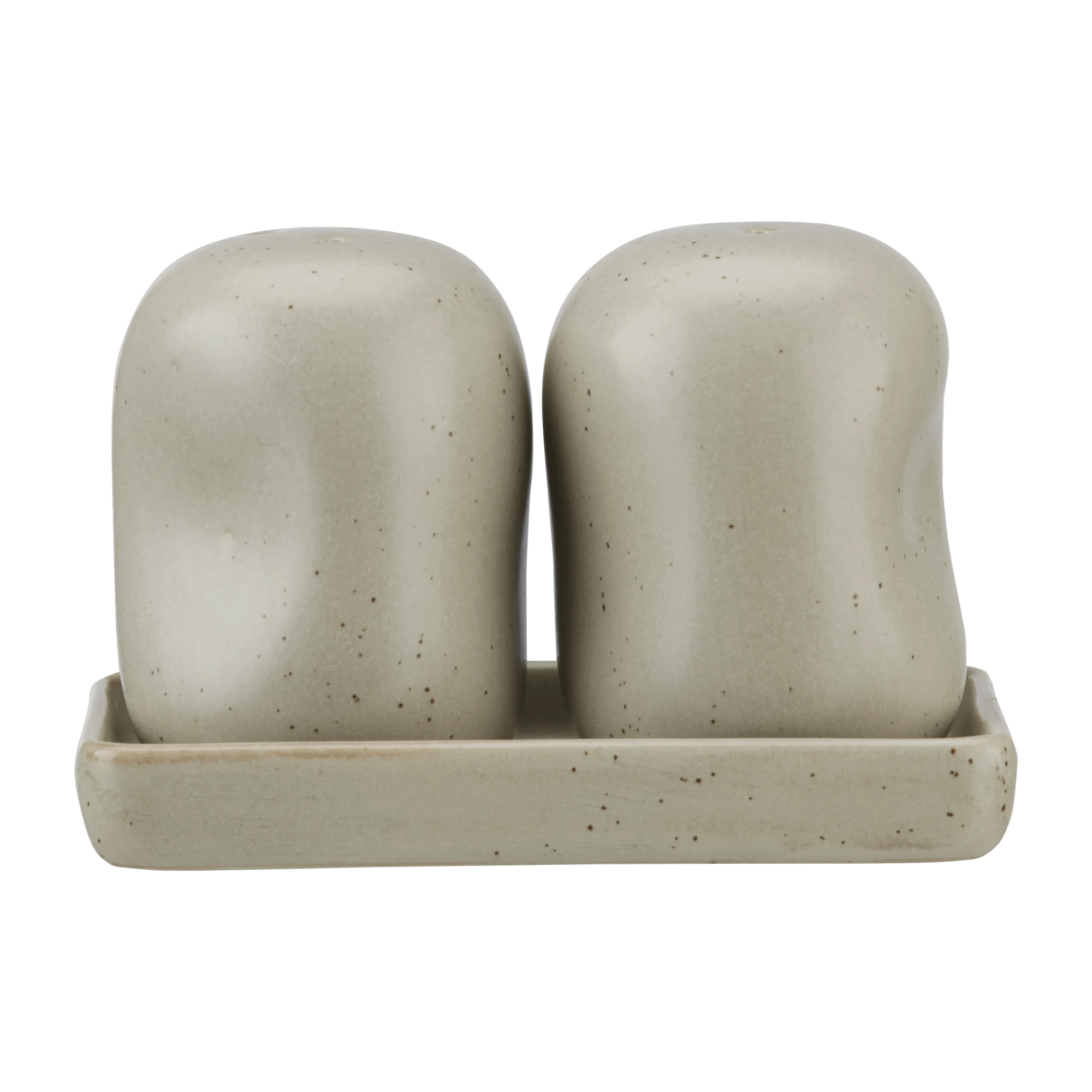 Set of Salt and Pepper Shakers on Tray – Bouclair