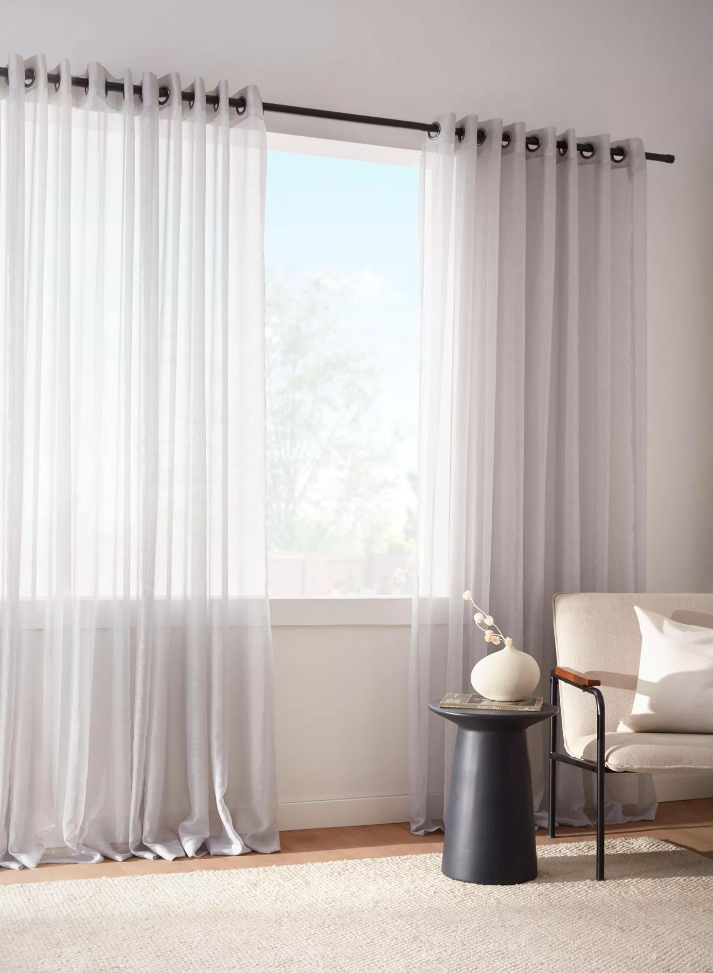Rideau semi-transparent Kacha