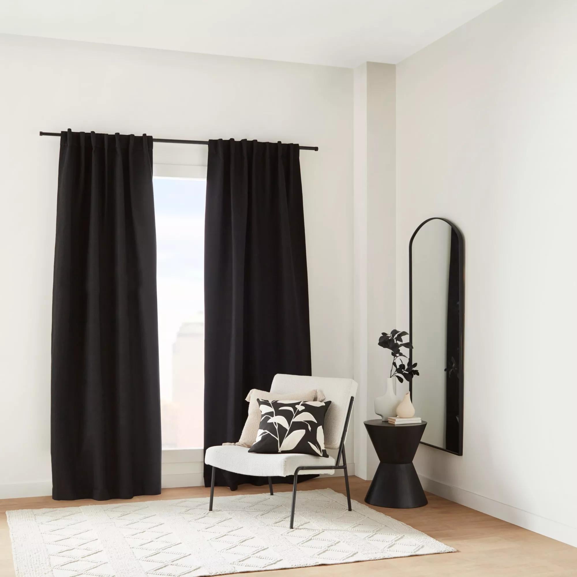 Ortega Blackout Back-Tab Curtain