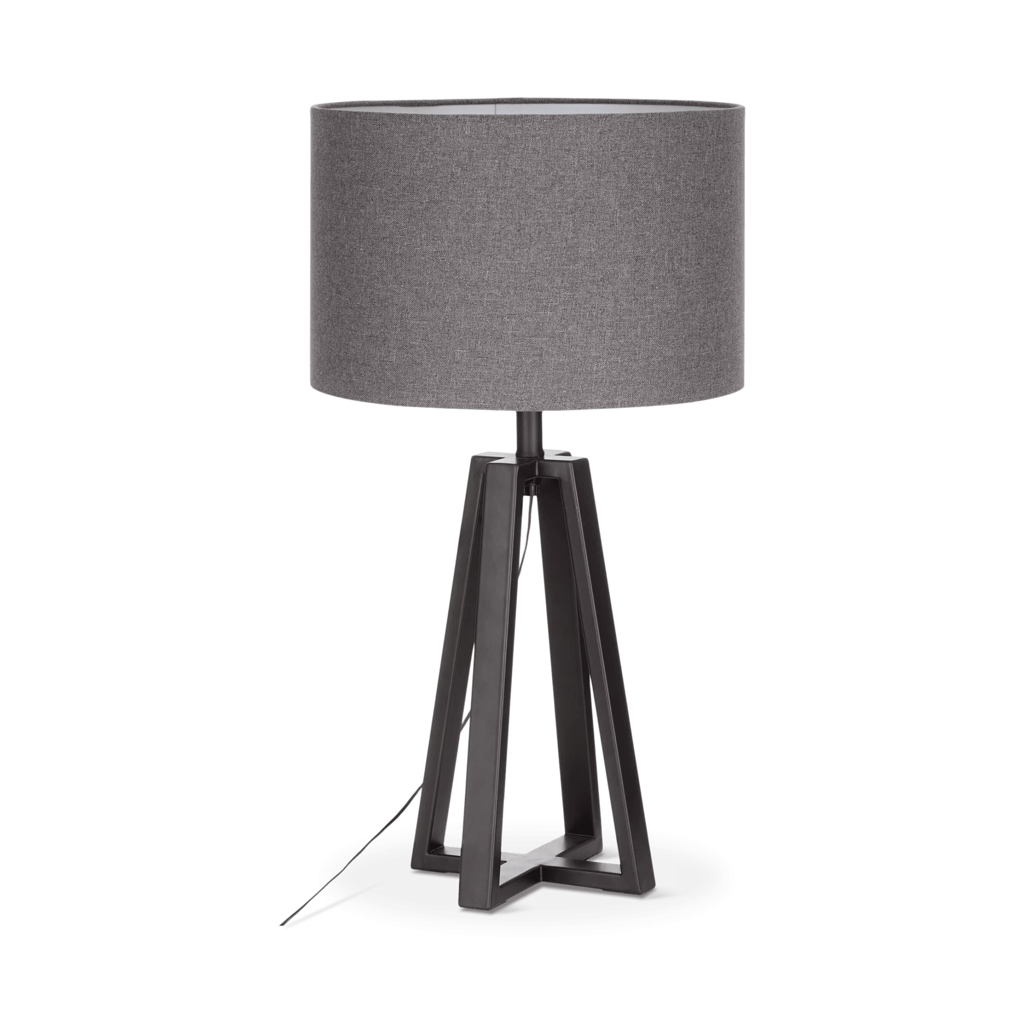 Lampe de table géométrique en métal