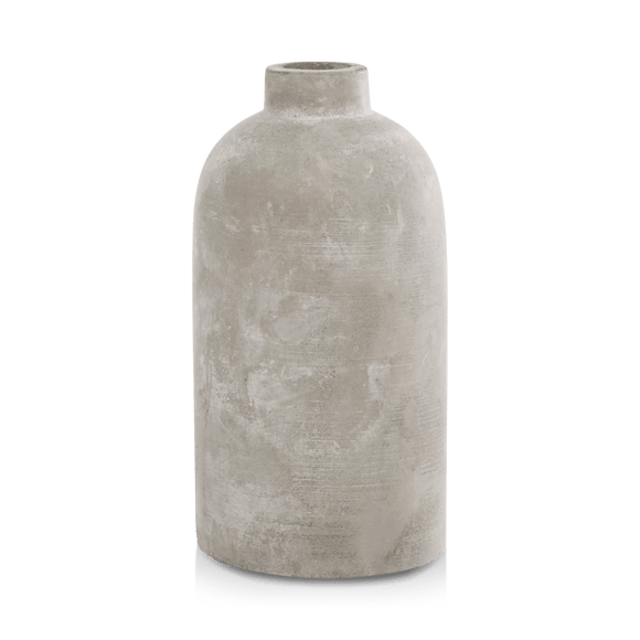 Cement Bottle Table Vase