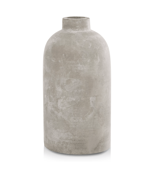 Cement Bottle Table Vase