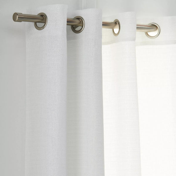 Tringles à rideaux blanches réglables de 28 à 62 pouces – Kit décoratif facile à