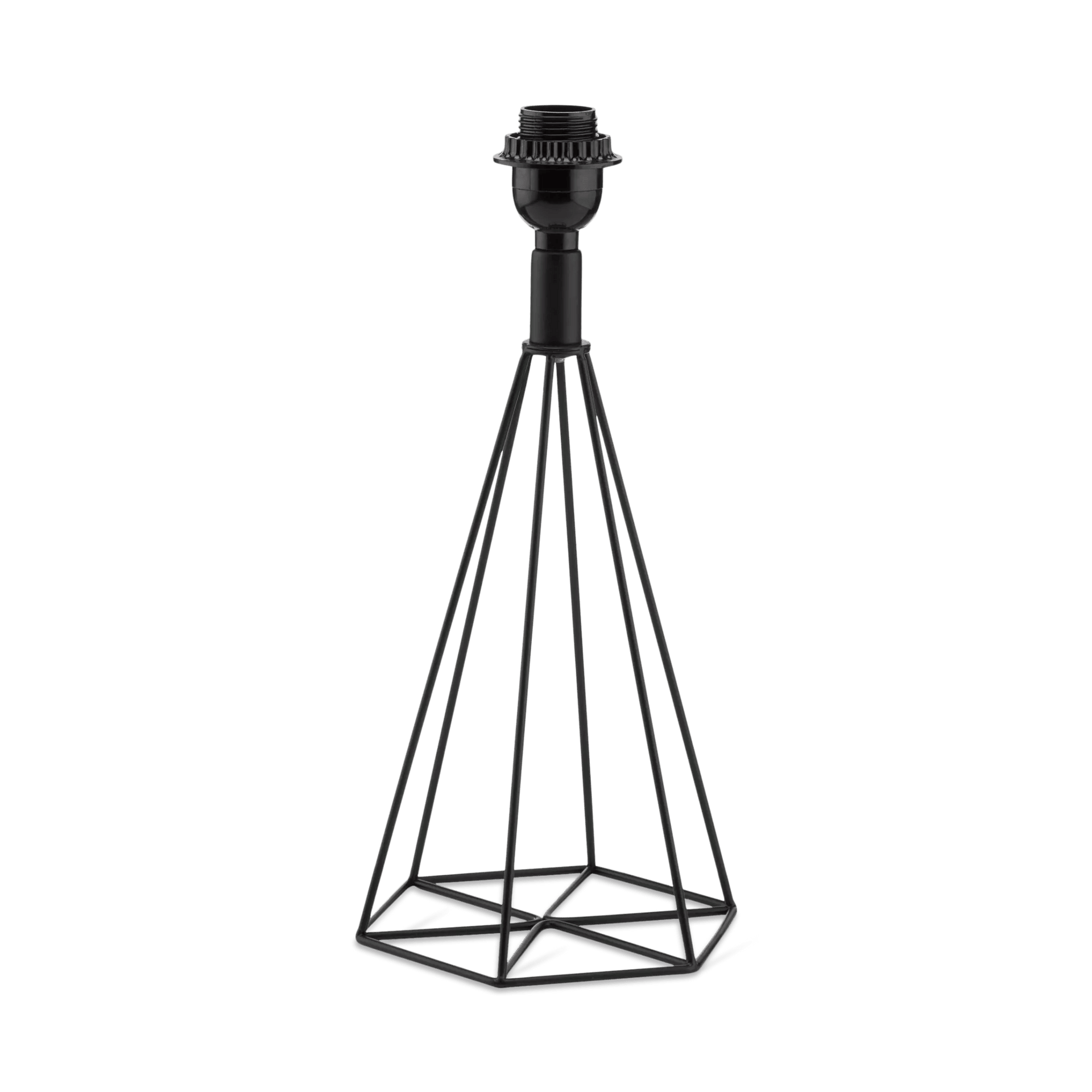 Metal Wire Prism Lamp Base