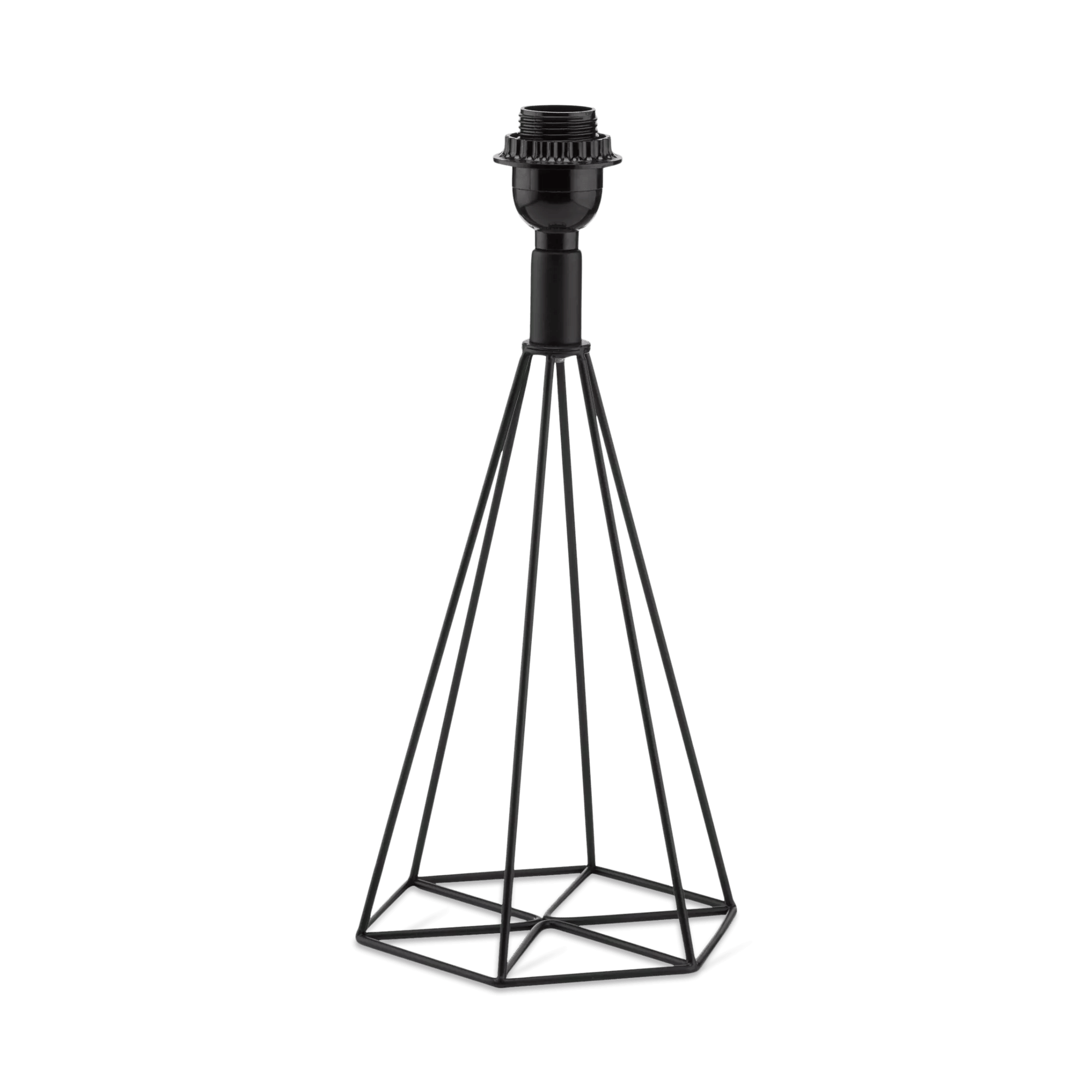 Metal Wire Prism Lamp Base