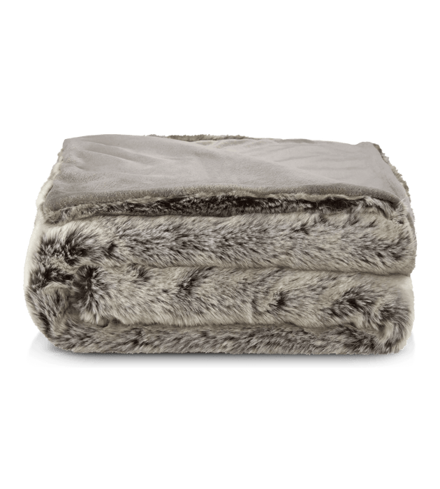 Jeté en fausse fourrure Wolf