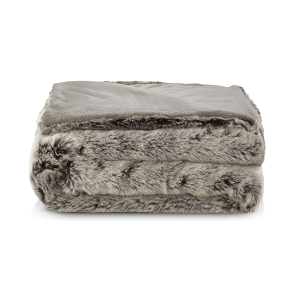 Wolf Faux Fur Throw
