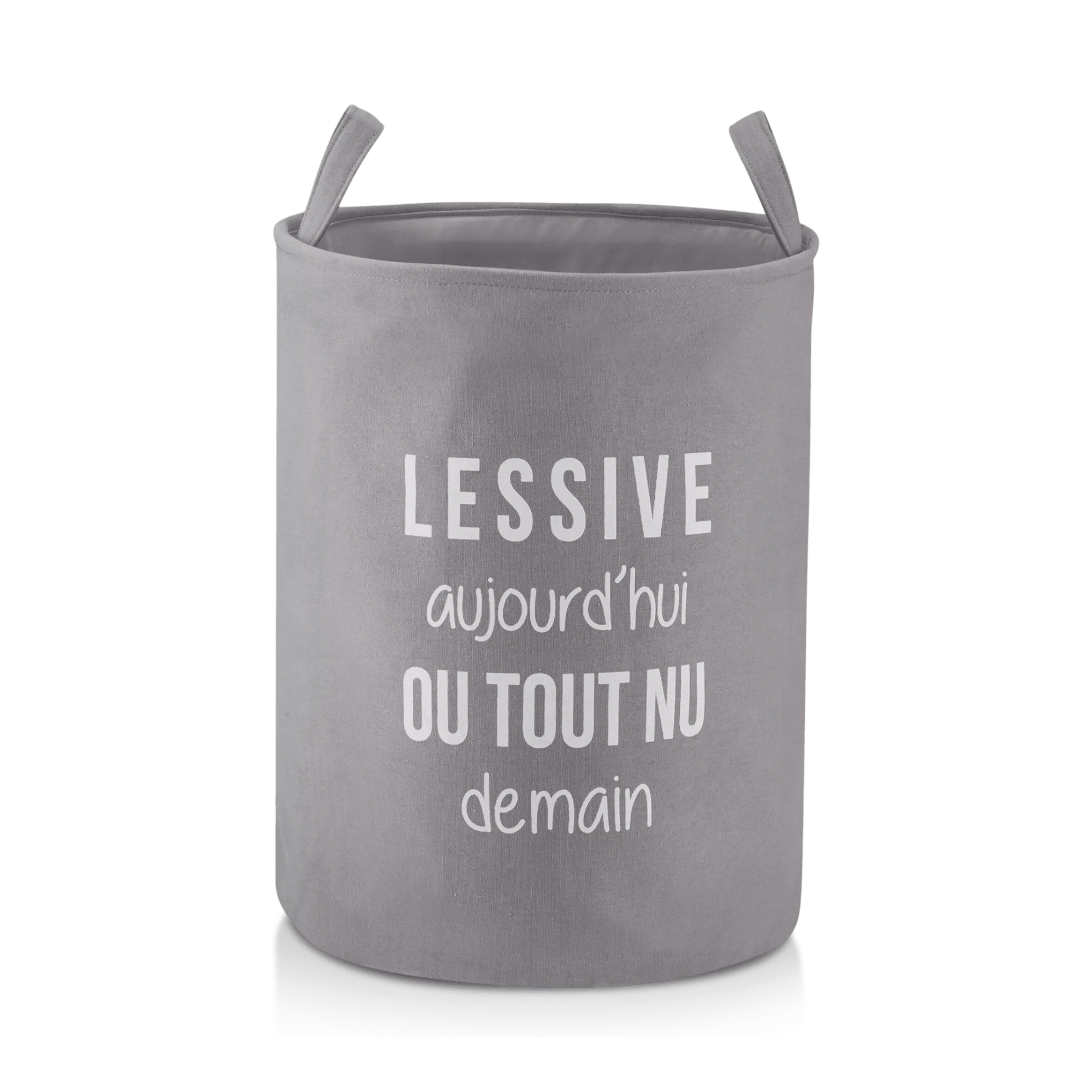 Panier à linge typographie Lessive