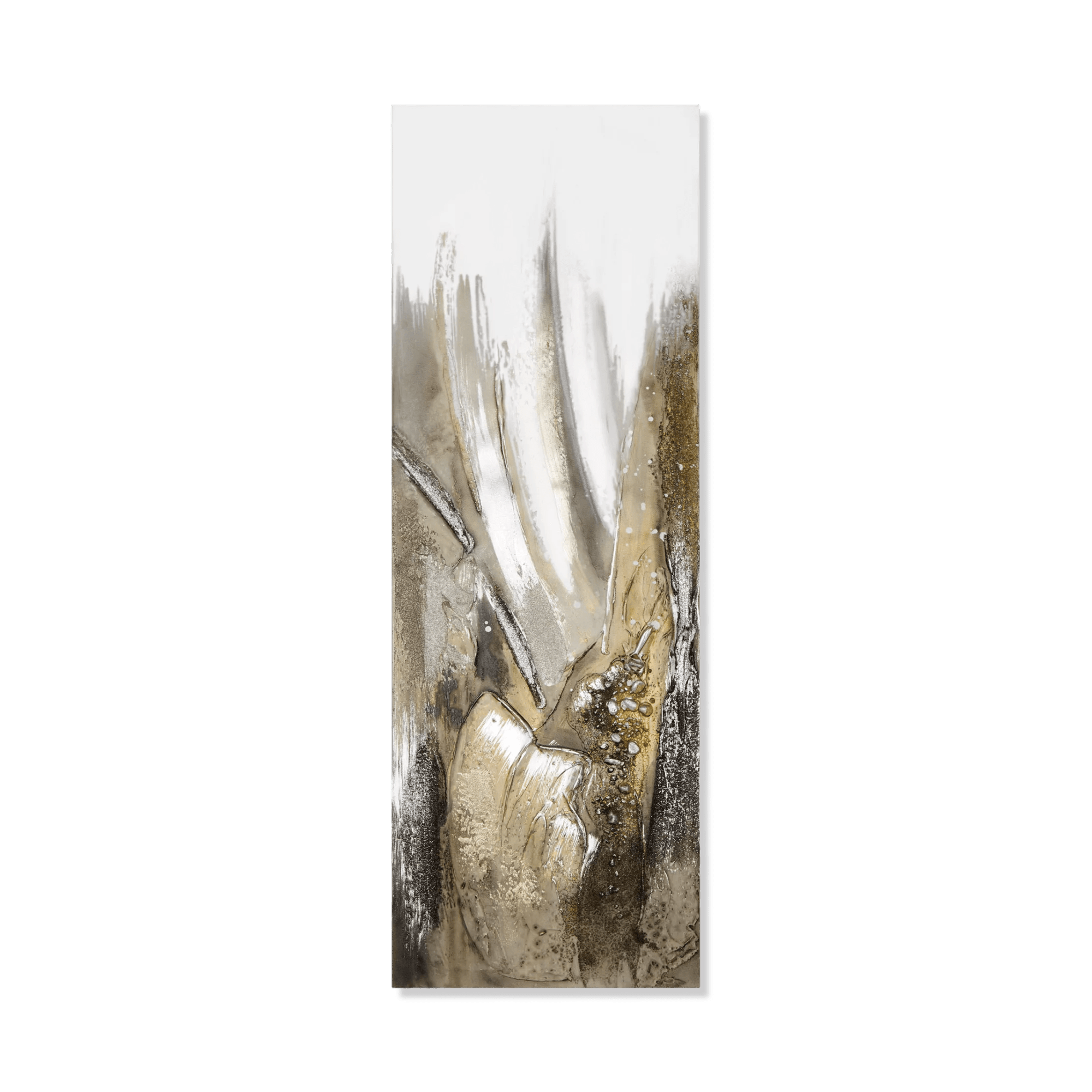 Abstract Heavy Textured Oil Painted Canvas