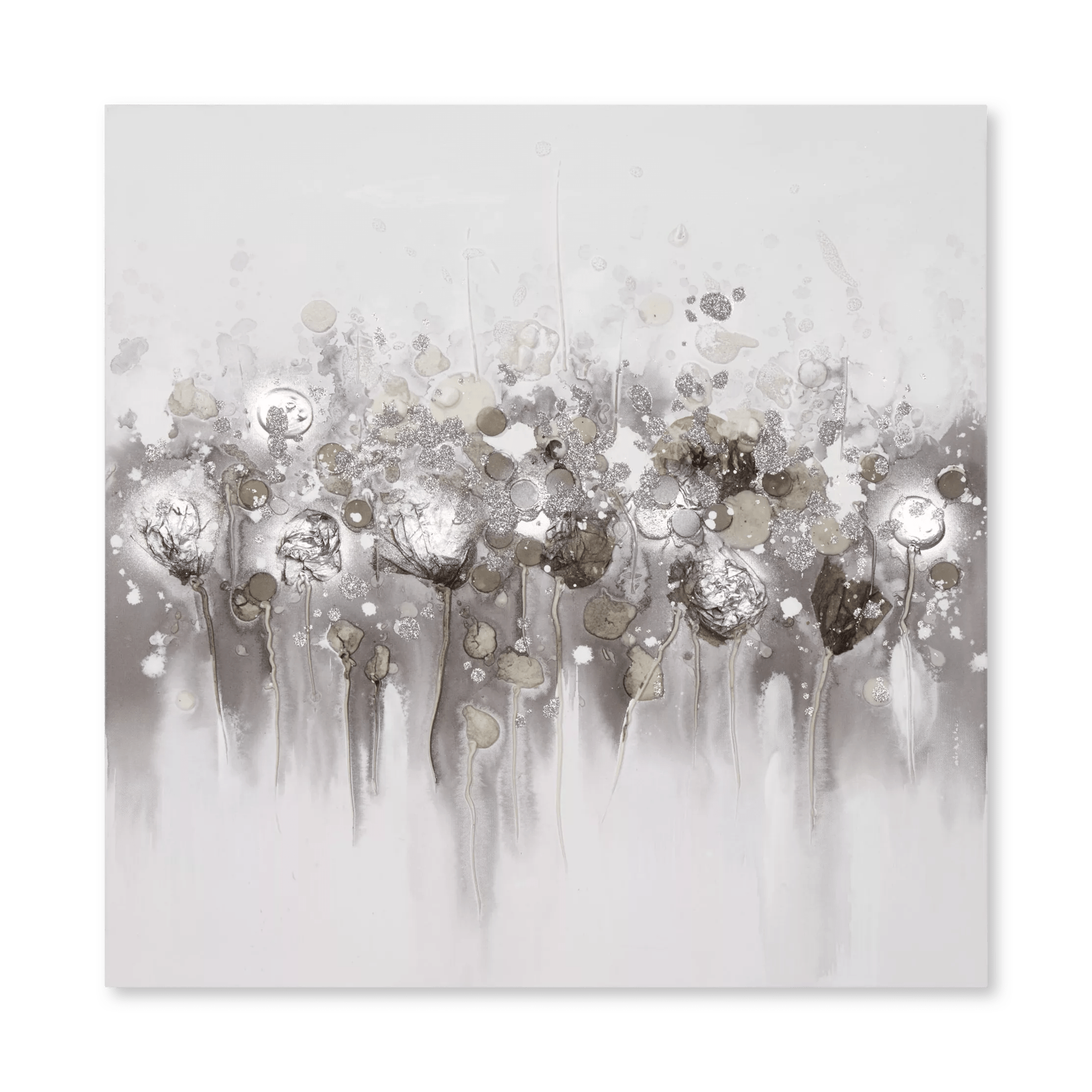 Abstract Oil Painted Canvas