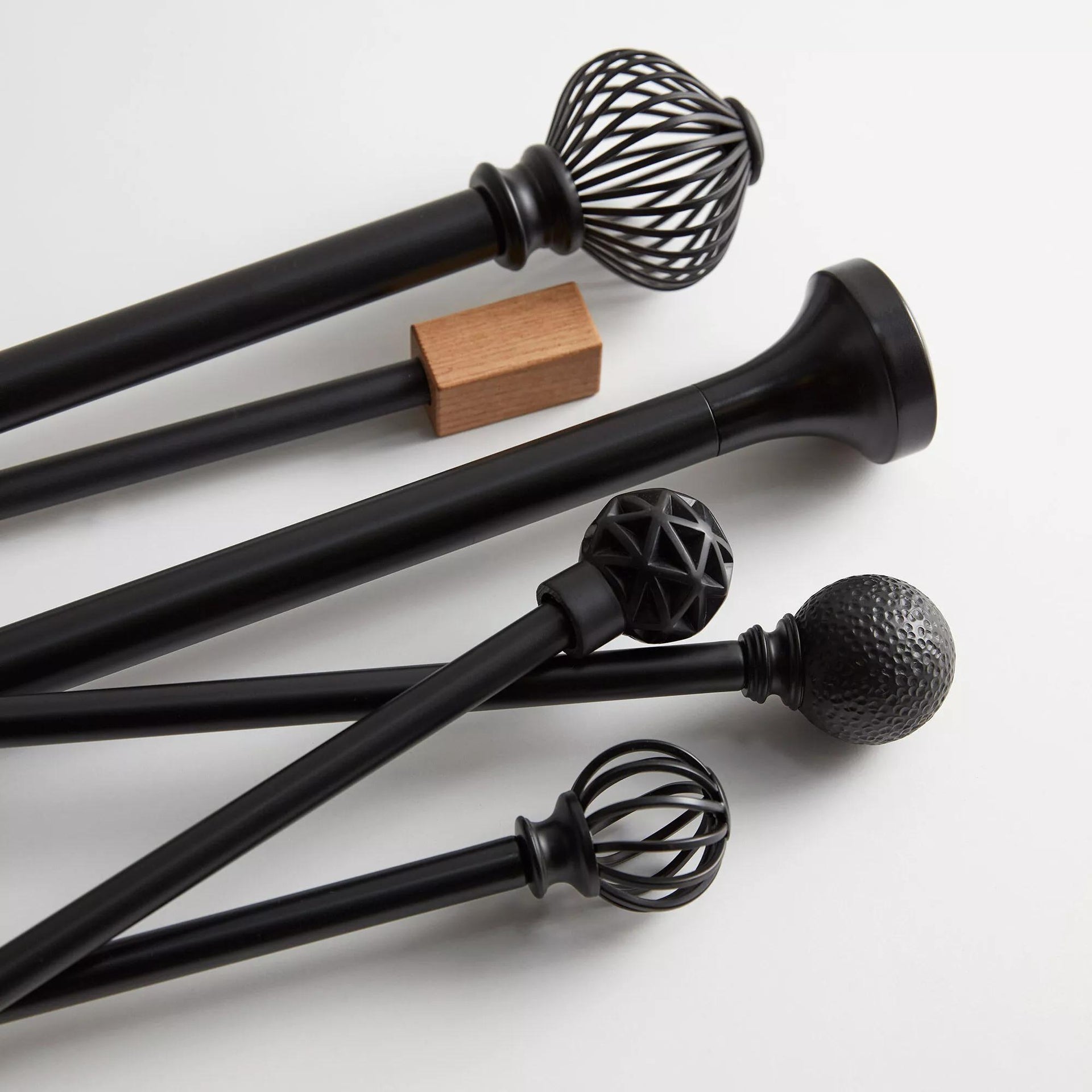 Curtain Rod Set - Diameter 16/19 mm