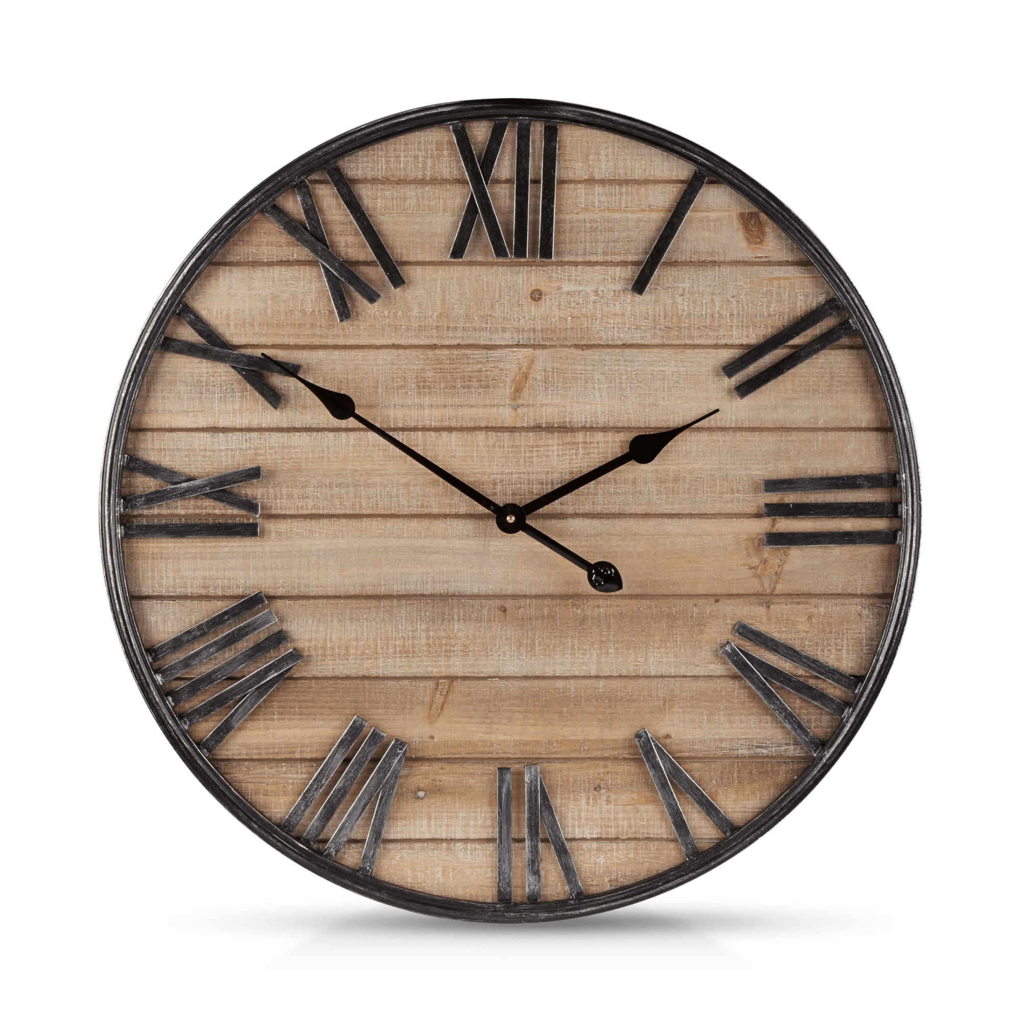 Horloge murale en bois