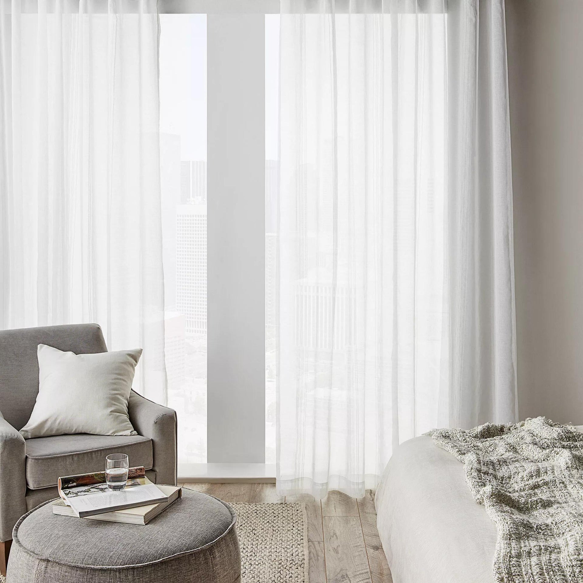 Gusta Embroidered Curtain