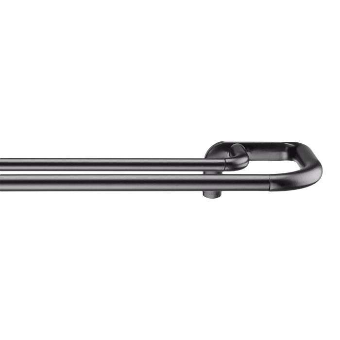 Blackout Curtains Double Rod Set - Diameter 19 mm