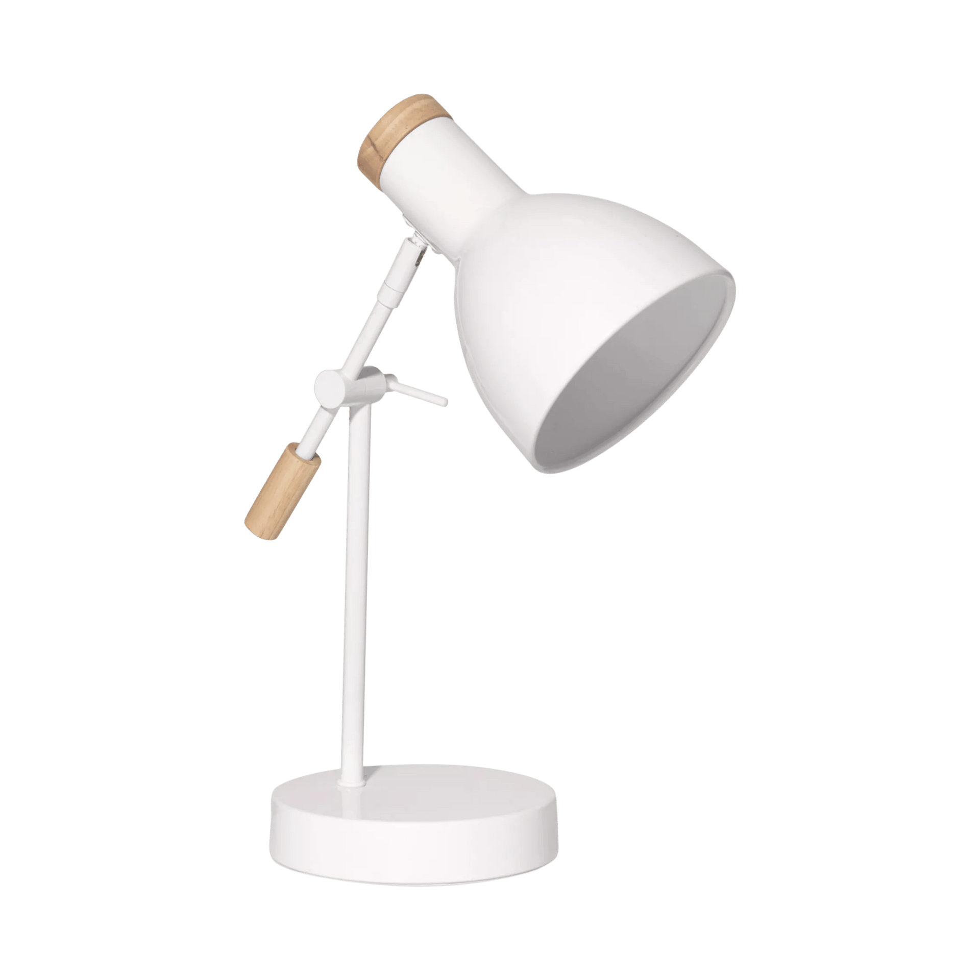 Wood and Metal Desk Lamp