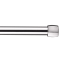 Silver Melbourne Curtain Rod Set - Diameter 25mm