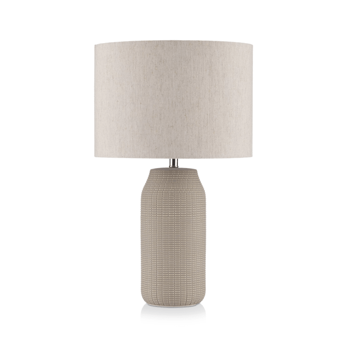 Patterned Ceramic Table Lamp