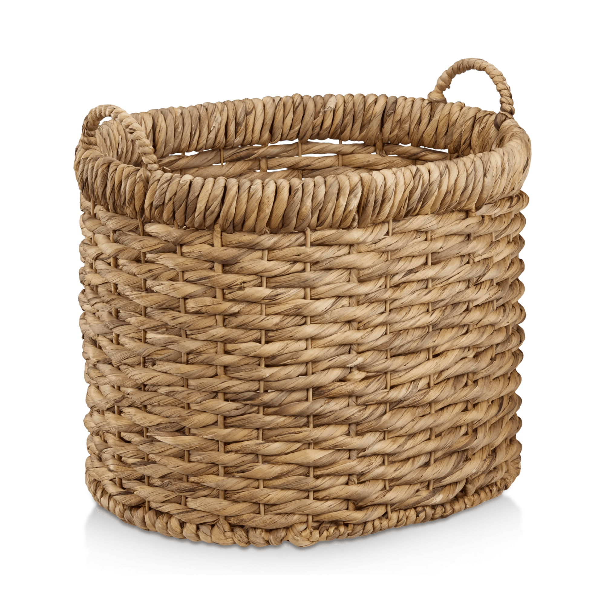 Panier de rangement oval en fibre naturelle