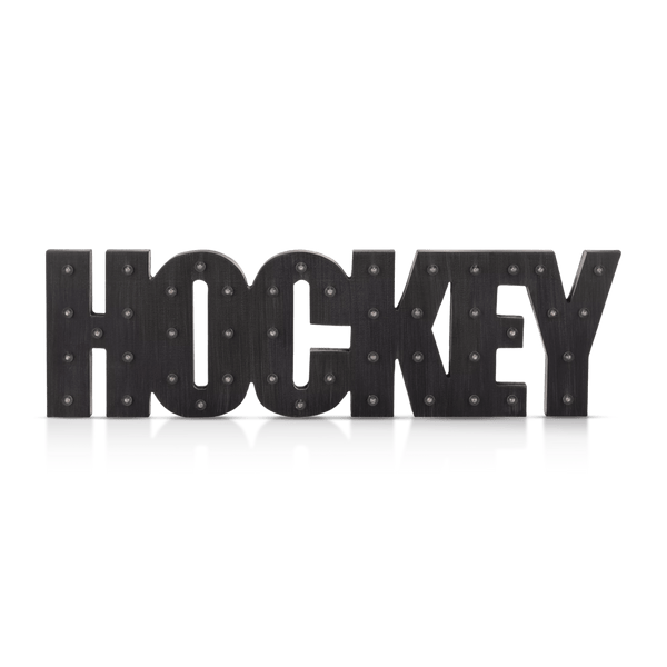 Hockey LED Decorative Word