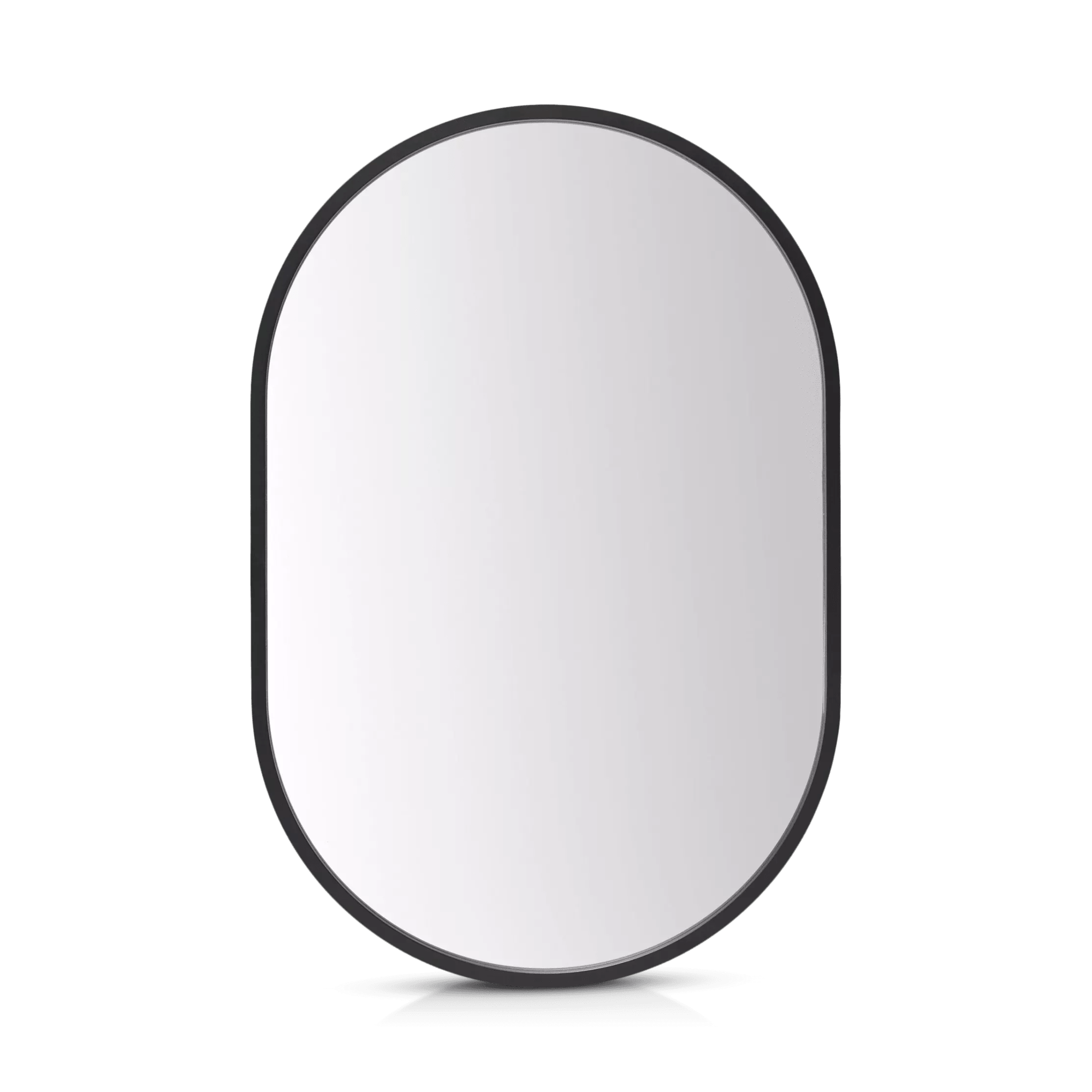 Miroir ovale avec cadre