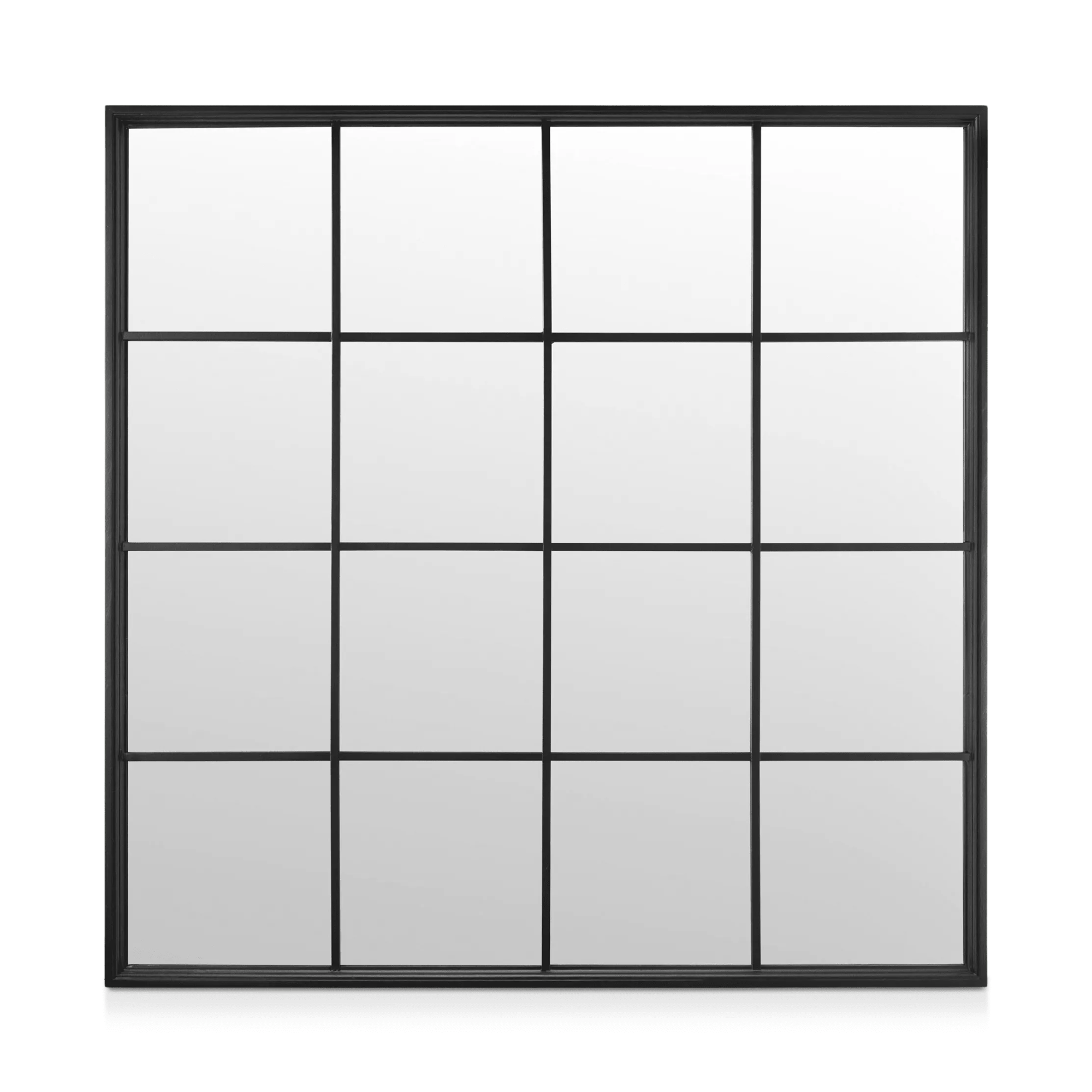 Miroir style fenêtre à carreaux
