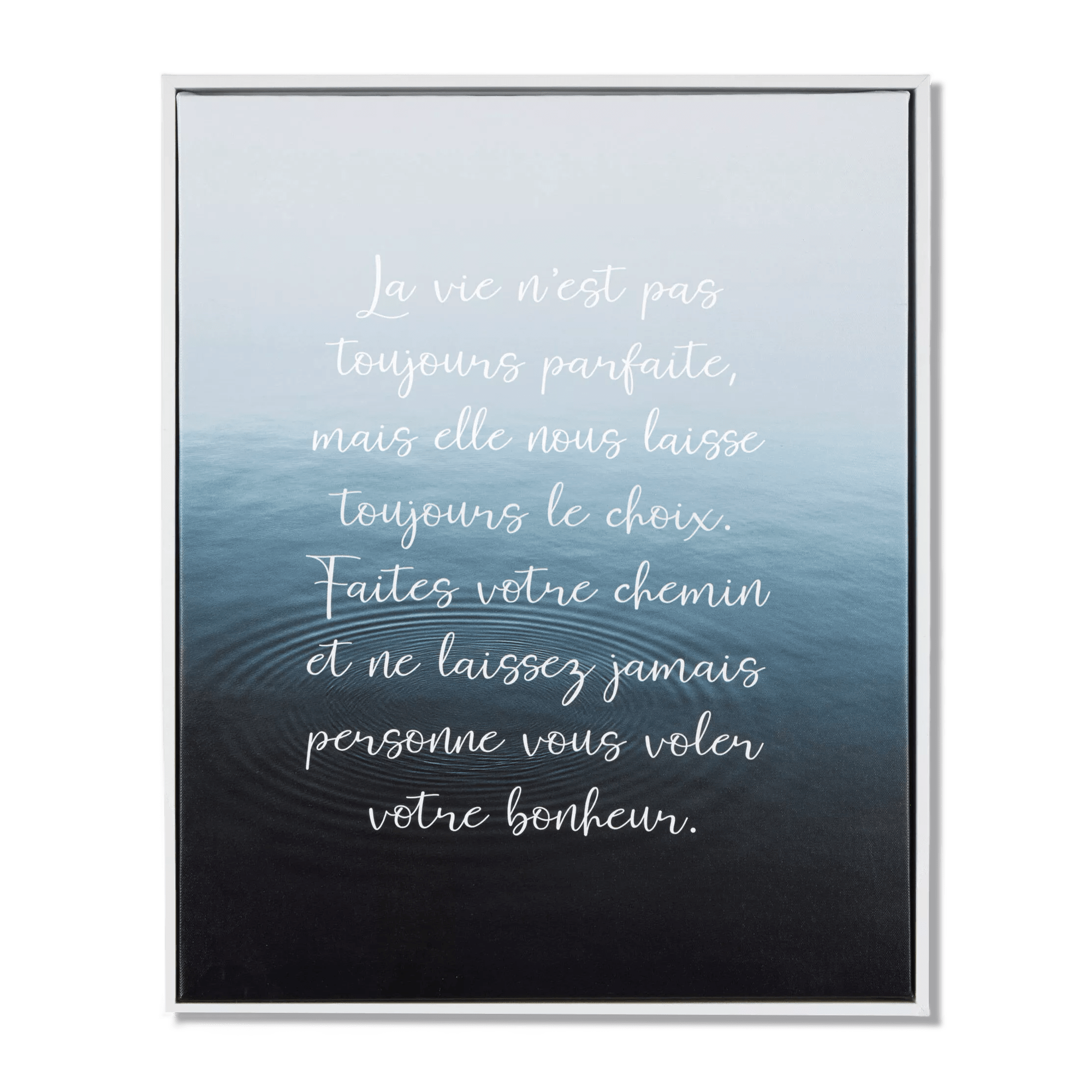 Faites votre chemin Printed Framed Art
