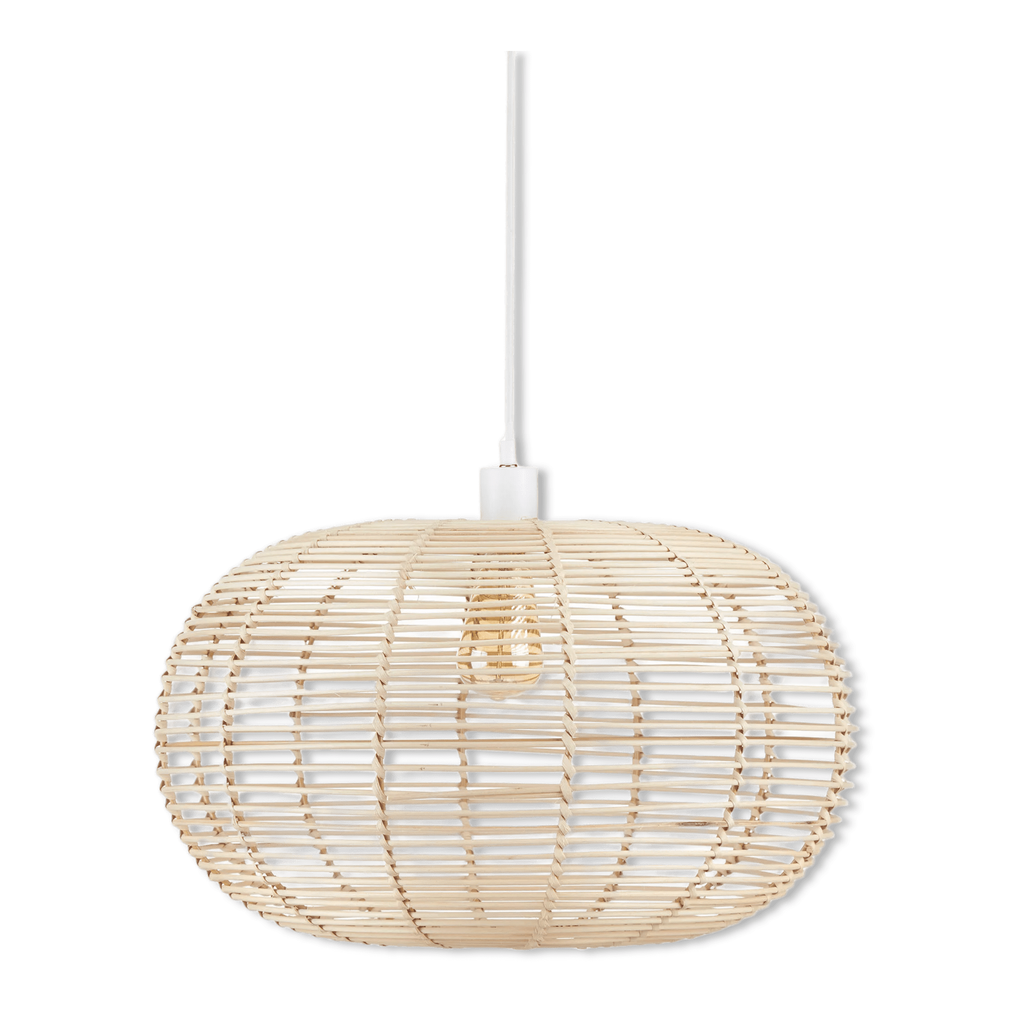 Lampe suspendue en rotin