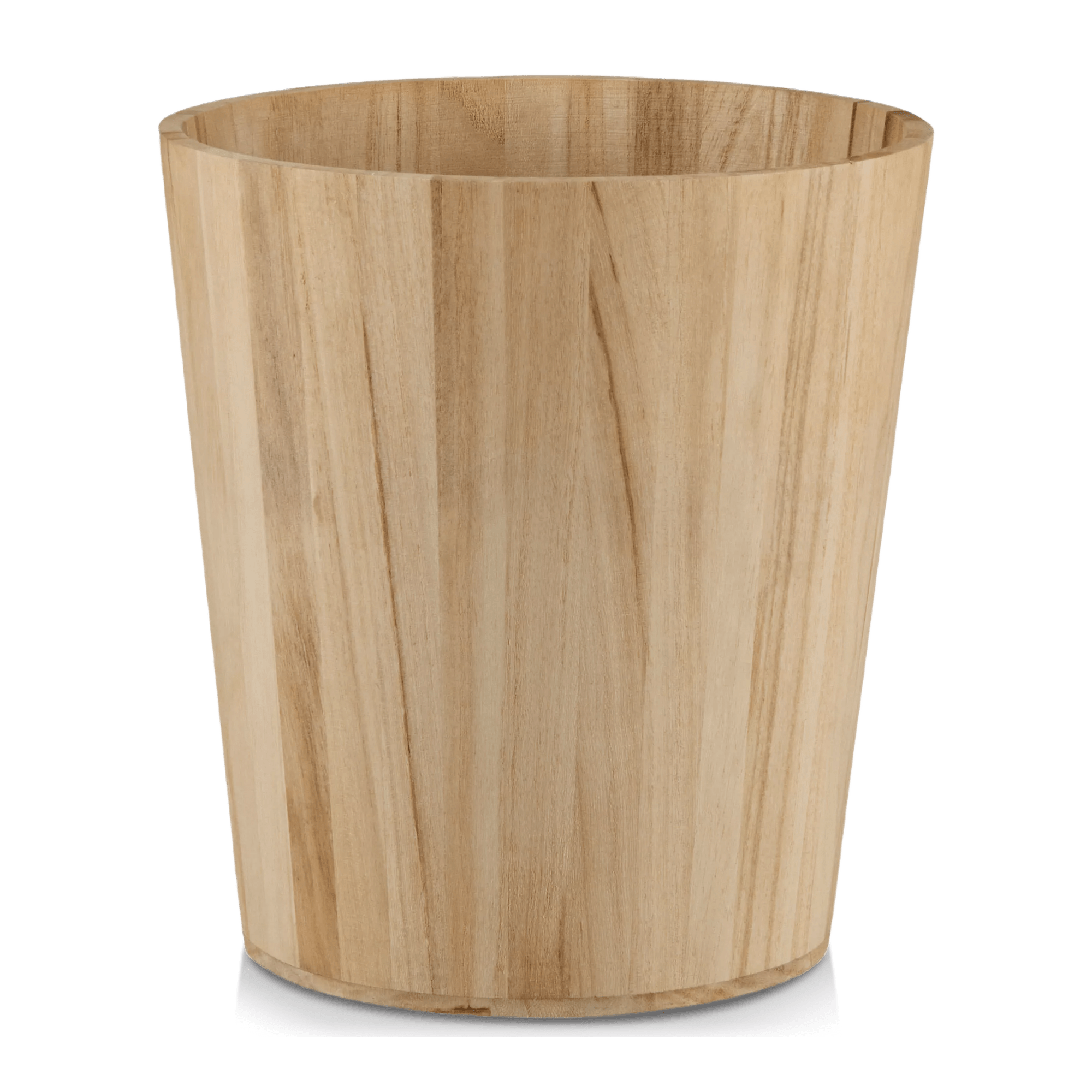 Corbeille à papier en bois naturel