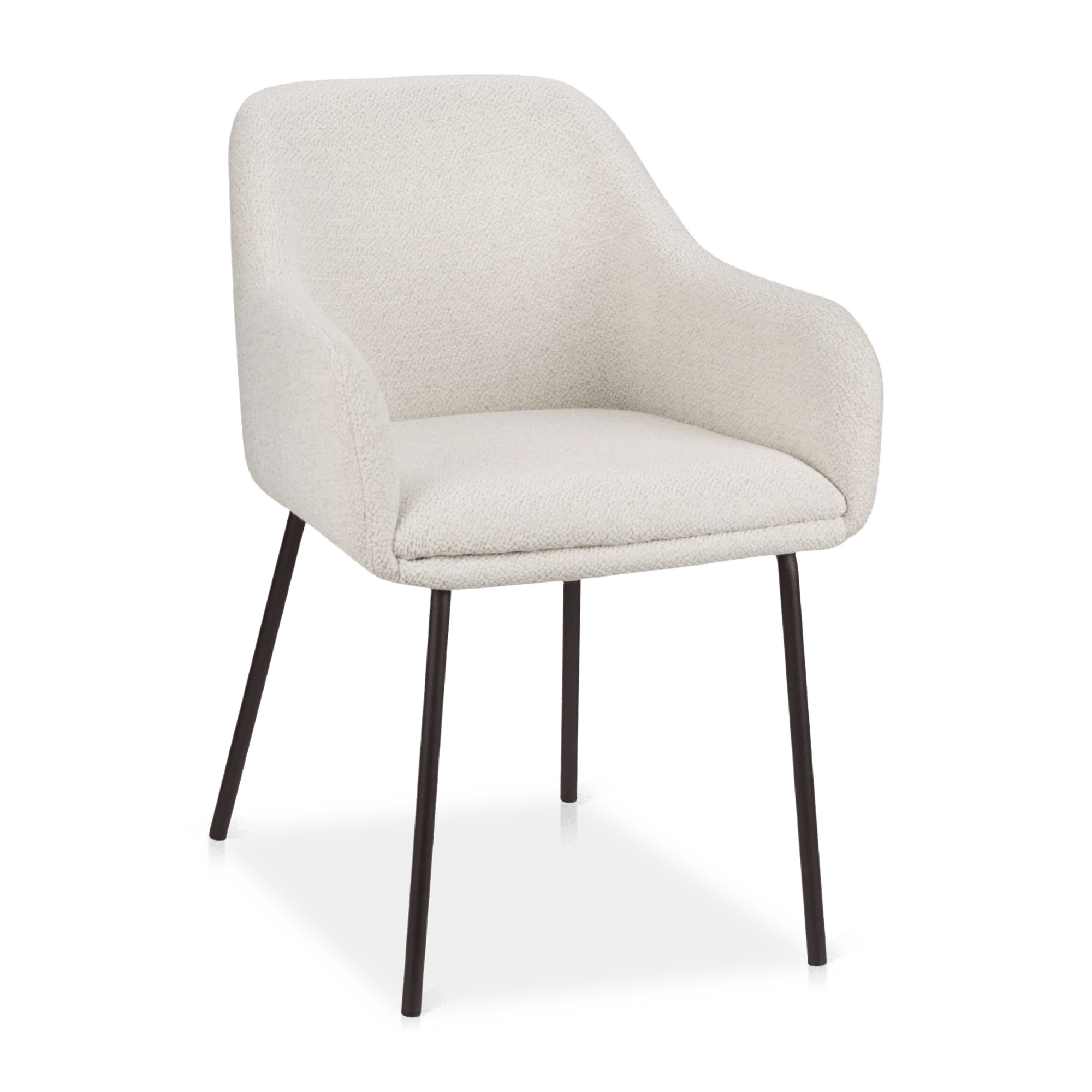 Fabric and Metal Dining Chair