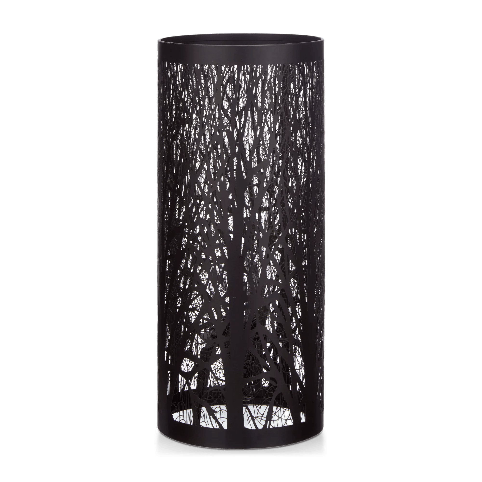 Lampe de table en métal noir