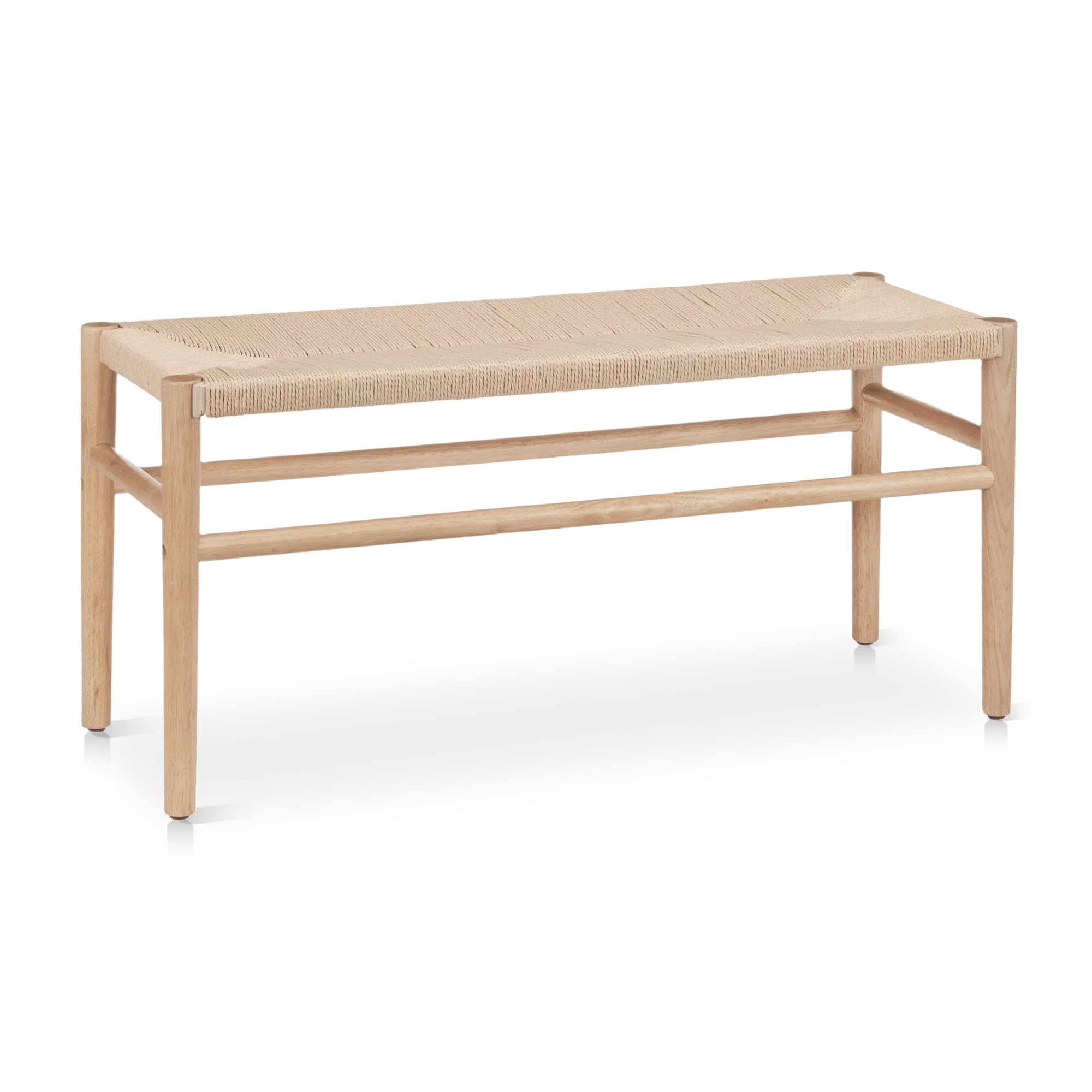Natural Woven Bench