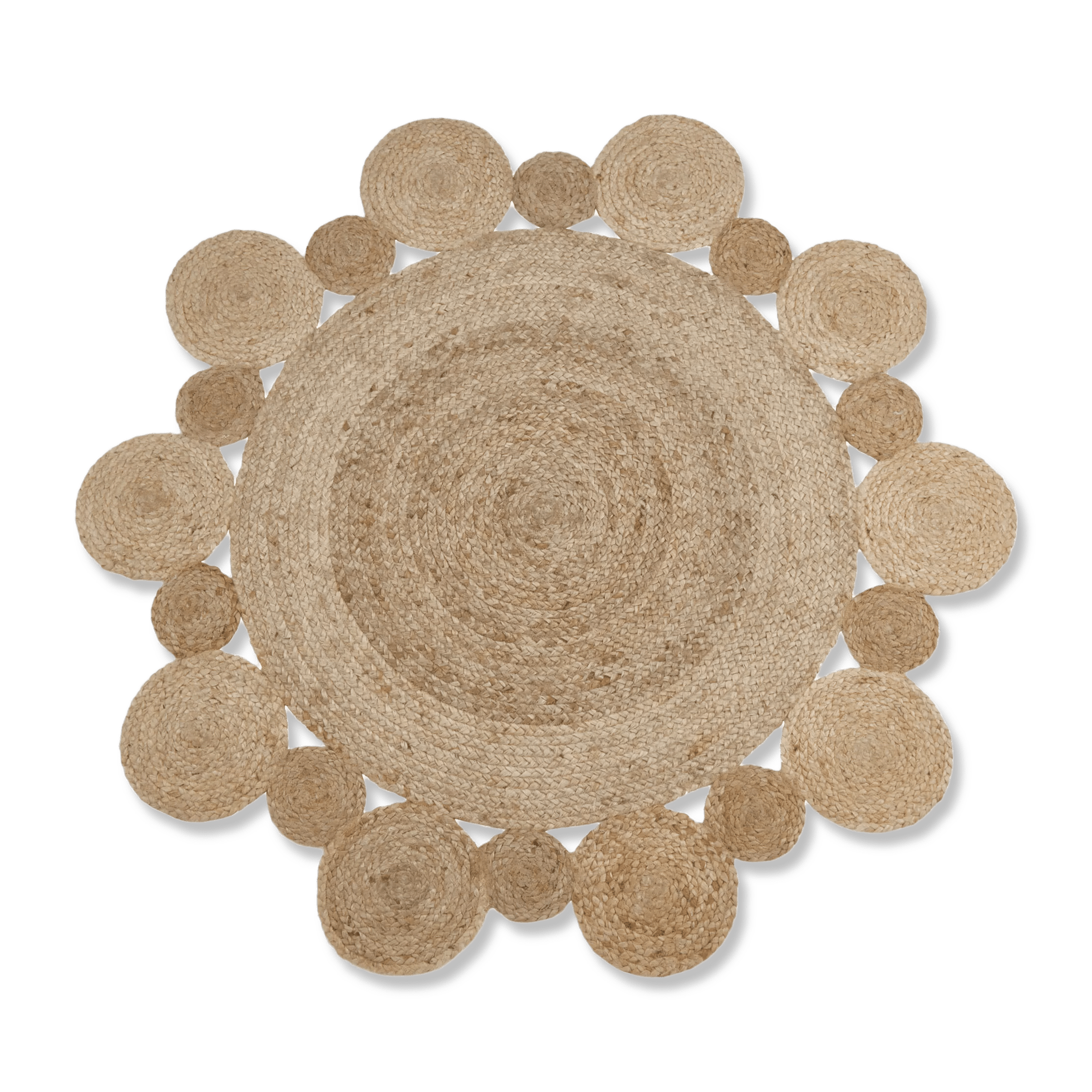 Natural Round Jute Rug