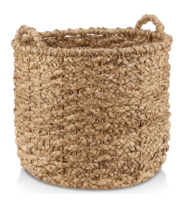 Panier en jacinthe tressée