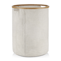 Beige Hamper with Bamboo Ring