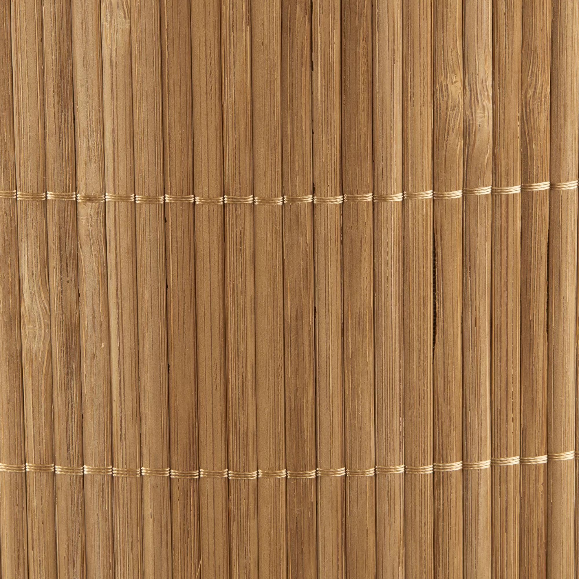 Panier à Linge Rond En Bambou 48L, Beige Naturel, Paris Prix, Neuf