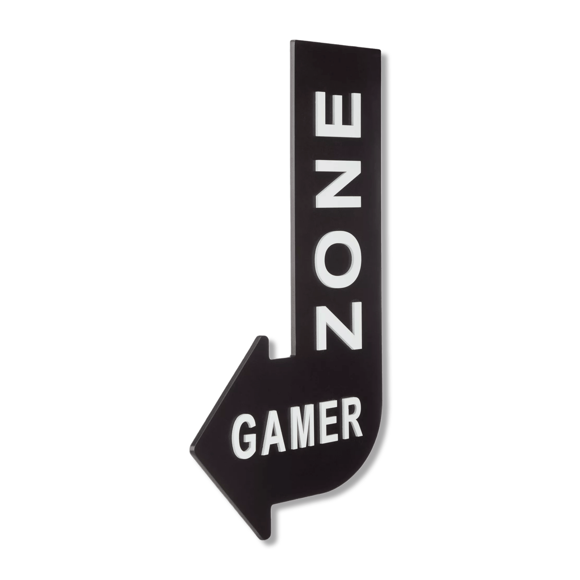 Gamer Zone Black Arrow Wall Art