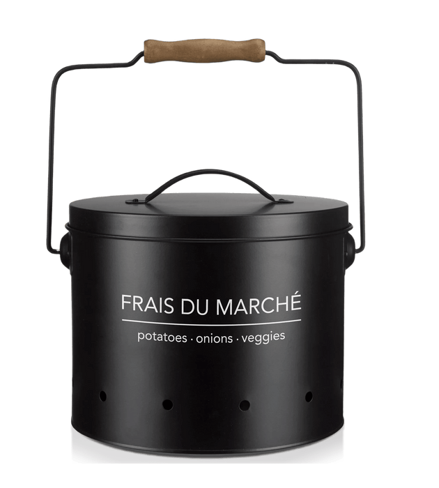 Potato/Onion/Veggies Rustic Metal Bin