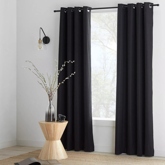 Rideau coupe-lumière Chita Noir