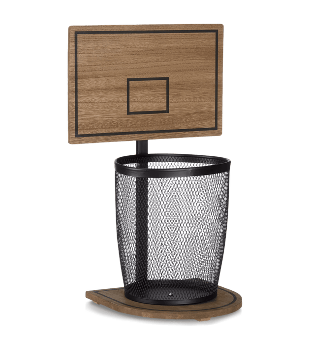 Basketball Hoop Garbage Bin