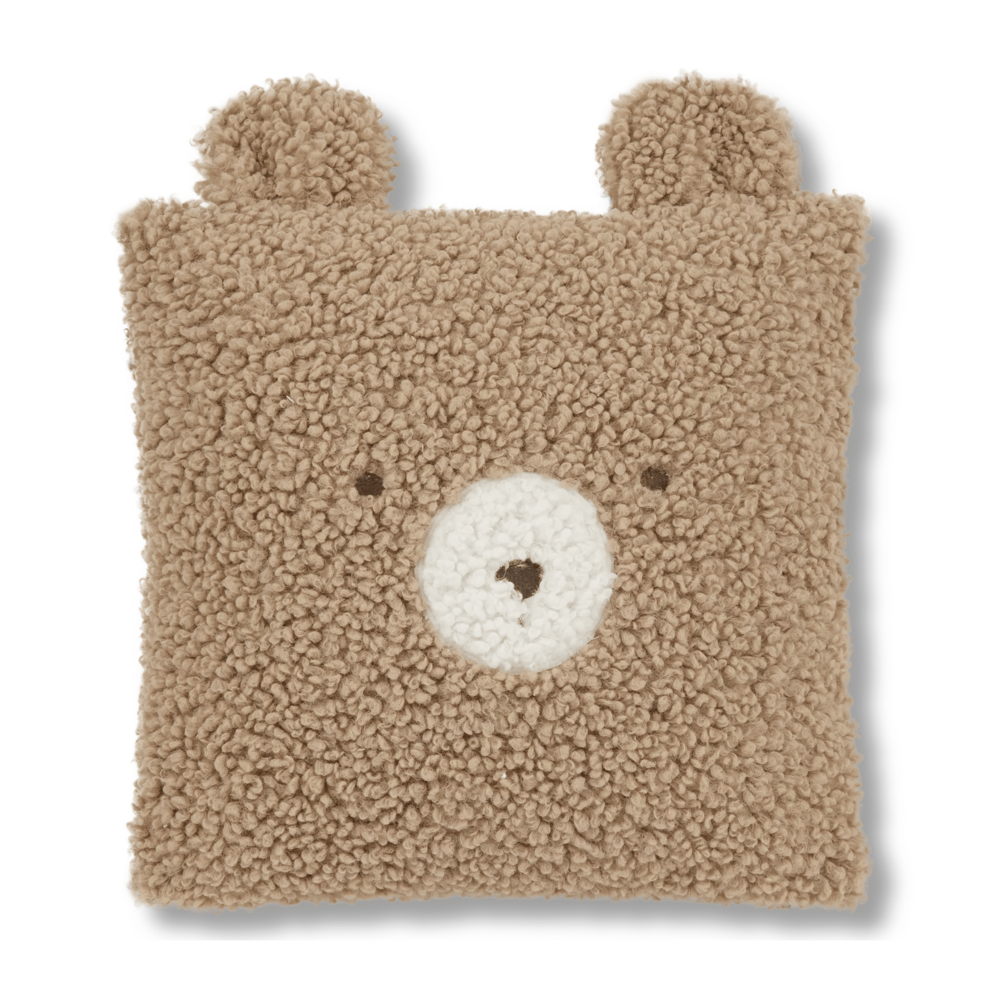 Coussin décoratif Emery ourson sherpa