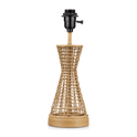 Pied de lampe en rotin naturel