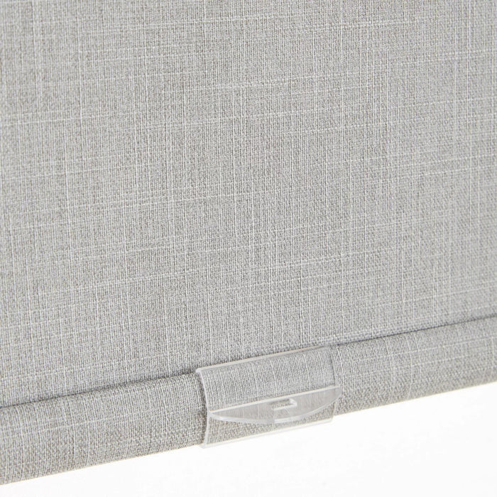 Store coupe-lumière à rouleau sans cordon Chita Gris pâle
