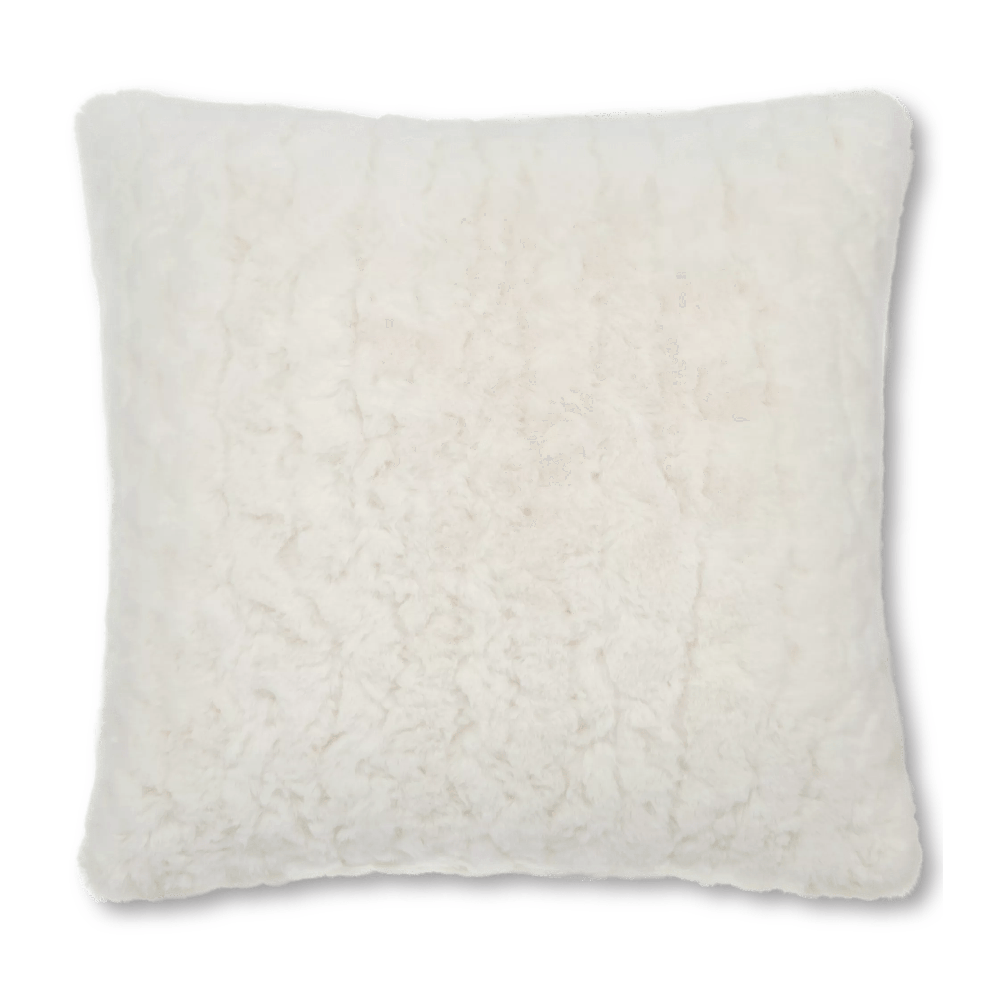 Coussin décoratif en fausse fourrure de mouton chaleureux
