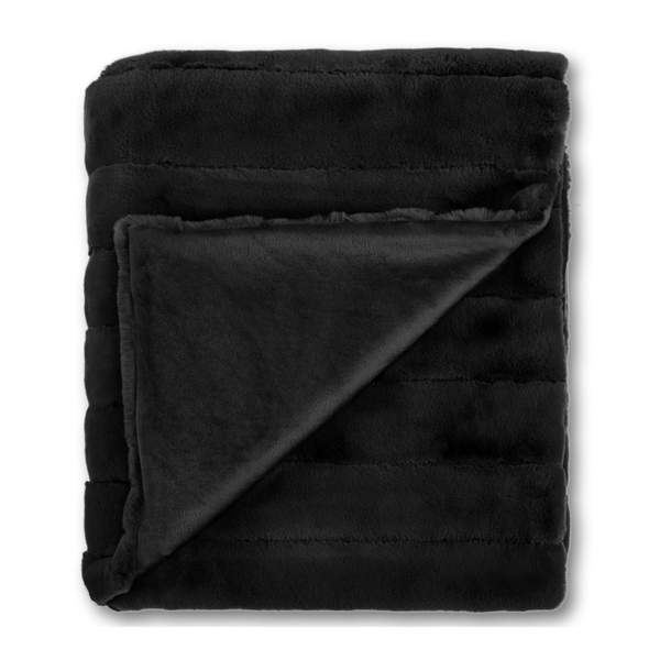 Garniture En Fausse Fourrure Noire - 2 Mètres De Long X 8 Cm De Large - 100% Polyester - Pour Couture Et Décorations
