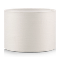 White Round Chita Fabric Lamp Shade