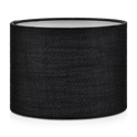 Black Round Chita Fabric Lamp Shade