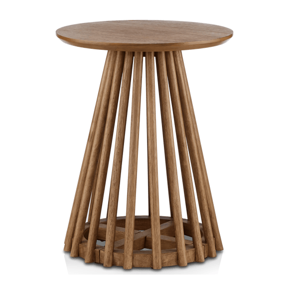 Mango Wood Openwork Side Table